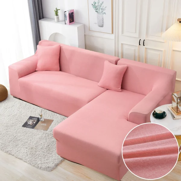 Set Huse Elastice Pentru Coltar- Roz