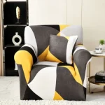 Husa Elastica pentru Fotoliu - Galben