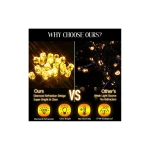 Instalatie de Craciun rola 100m led-uri model V8 diamant - diverse culori