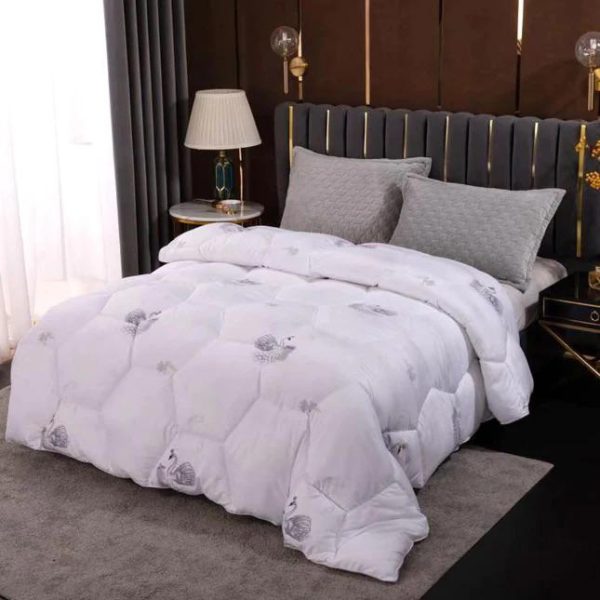 Pilota puf de Lebada, 200x230 cm Alb