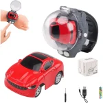 Masinuta cu telecomanda tip ceas - ALBASTRU