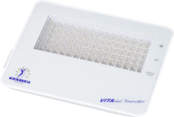 Ceas alarma tip lampa Davita Traveler cu funcție cu 3 căi: ceas cu alarmă, lampă de citit și lumină strălucitoare