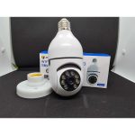 Camera Supraveghere tip bec WI-FI, HD 1080P, Smart-Bulb, cu Senzor de Miscare