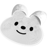 Covoras din silicon pentru curatare, exfolierea si masajul picioarelor, al spatelui si al bratelor, antiderapant cu ventuze perfect pentru baie