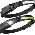 Set 2 Lanterne de cap cu Acumulator, Frontala, Unghi larg de iluminare, Led Puternic si Senzor Miscare, Waterproof 1 Set 2 Lanterne de cap cu Acumulator, Frontala, Unghi larg de iluminare, Led Puternic si Senzor Miscare, Waterproof