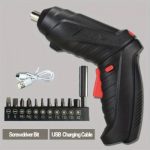 SET SURUBELNITA ELECTRICA FARA FIR, 48 ACCESORII, BATERIE REINCARCABILA