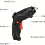 SET SURUBELNITA ELECTRICA FARA FIR, 48 ACCESORII, BATERIE REINCARCABILA