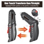 SET SURUBELNITA ELECTRICA FARA FIR, 48 ACCESORII, BATERIE REINCARCABILA