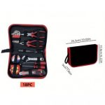 TRUSA DE SCULE CU 18 PIESE IN HUSA TEXTILA