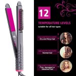 Placa Electrica 3 In 1,  Pentru Par Ondulat Sau Drept, Uscat sau umed, Gri/Mov