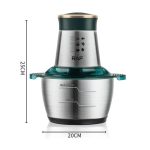 Tocator 3L electric Pro din inox inox cu 4 lame