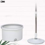 Mop Rotativ Forma Rotunda cu Galeata 5 L+ 3 Lavete Microfibra