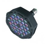 Bec Rgb cu 36 LED-URI, cu Joc de Lumini si telecomanda, pentru Evenimente, Club, Disco E27