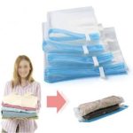 Set 12 Saci Vidat Transparenti pentru Depozitare, 60X80 cm