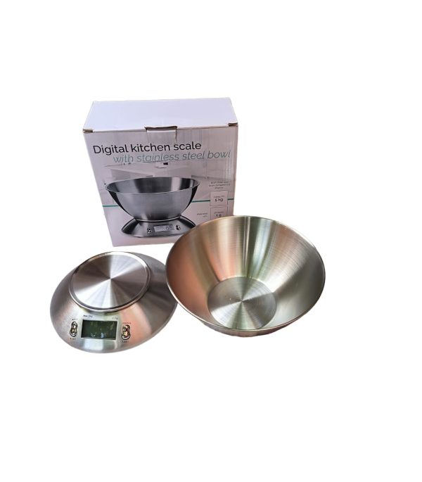 Cantar metal digital de bucatarie 5kg cu bol detasabil