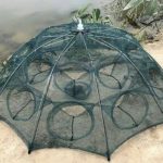 Plasa/Capcana de pescuit pliabila tip umbrela cu 6 intrari