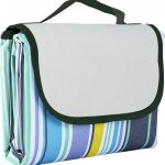 Patura de picnic, tesatura PVC, multicolor, 150 x 200 cm