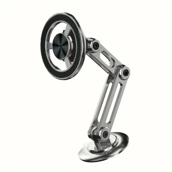 Holder Suport Auto pentru Telefon, Brat Metalic din Aliaj Rezistent Rotire 360 grade